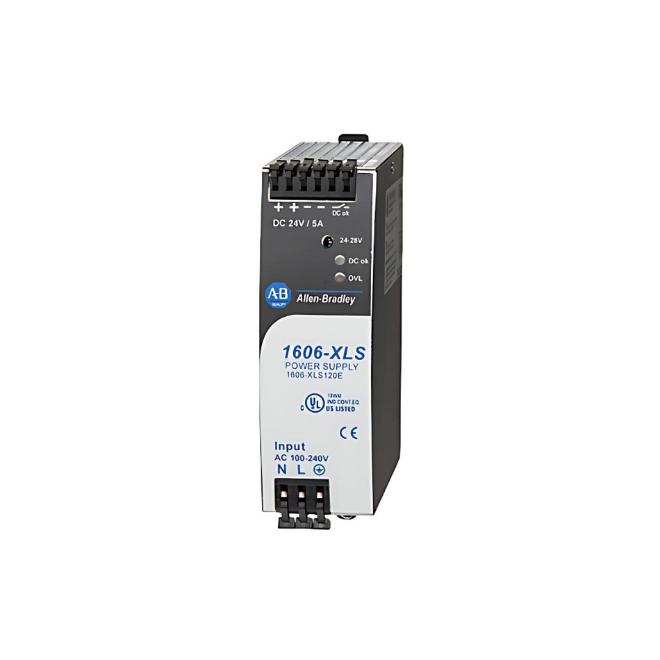 Allen-Bradley 1606-XLS120E Power Supply 24-28V DC 120 W 120/240V AC / 110-300V DC Input Voltage