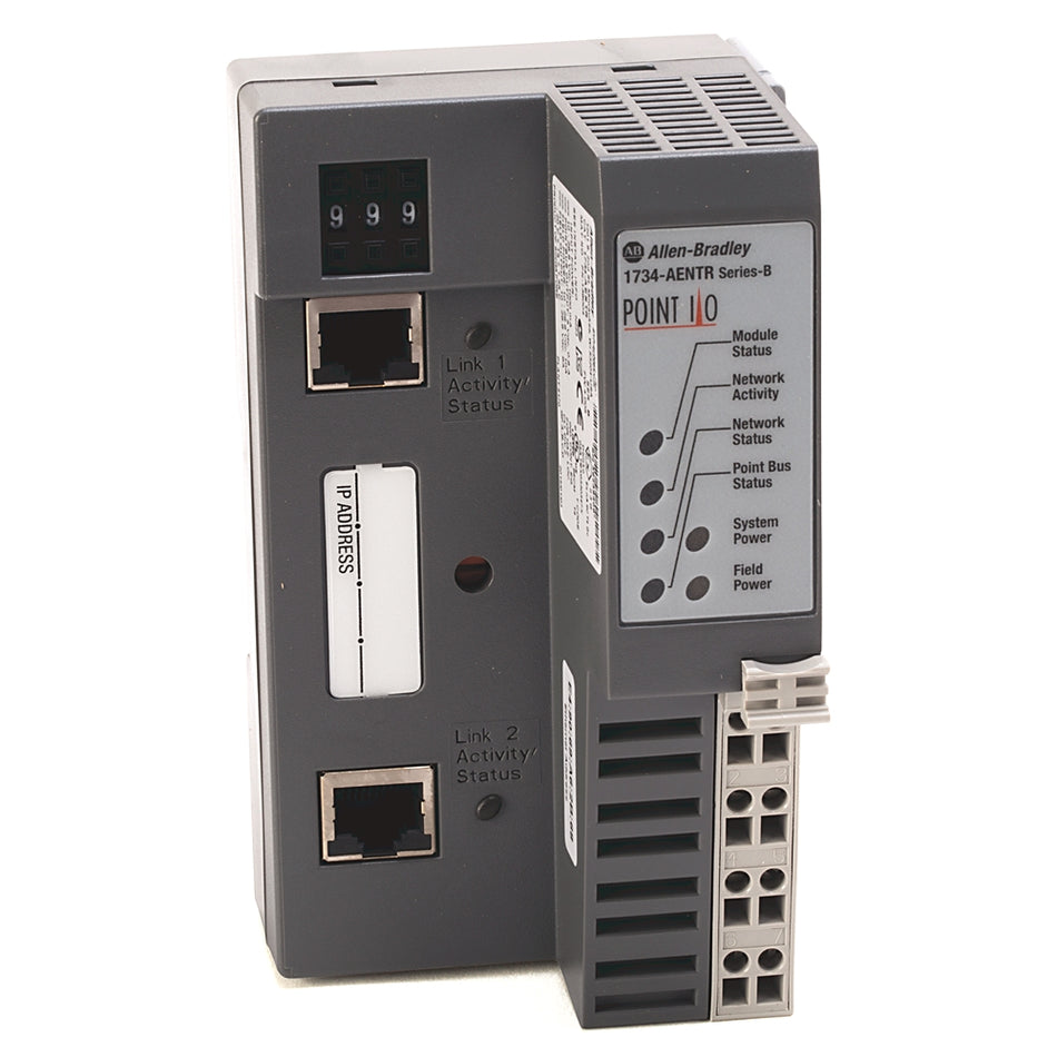 Allen-Bradley 1734-AENTR POINT I/O Dual Port Network Adaptor New Original