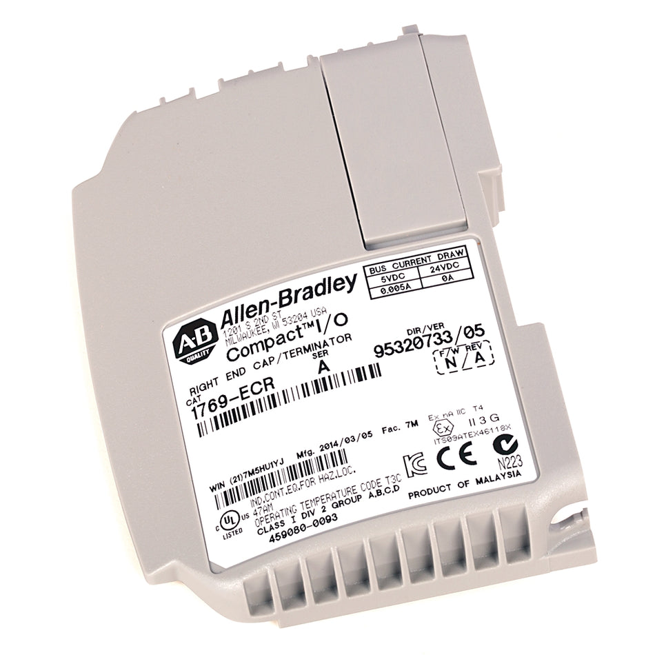 Allen-Bradley 1769-ECR CompactLogix Right End Cap/Terminato New