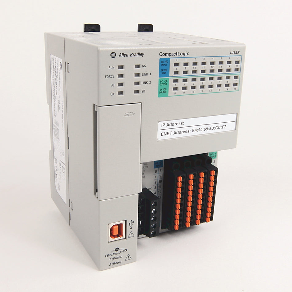 Allen-Bradley 1769-L16ER-BB1B CompactLogix L16 384KB Controller New Original