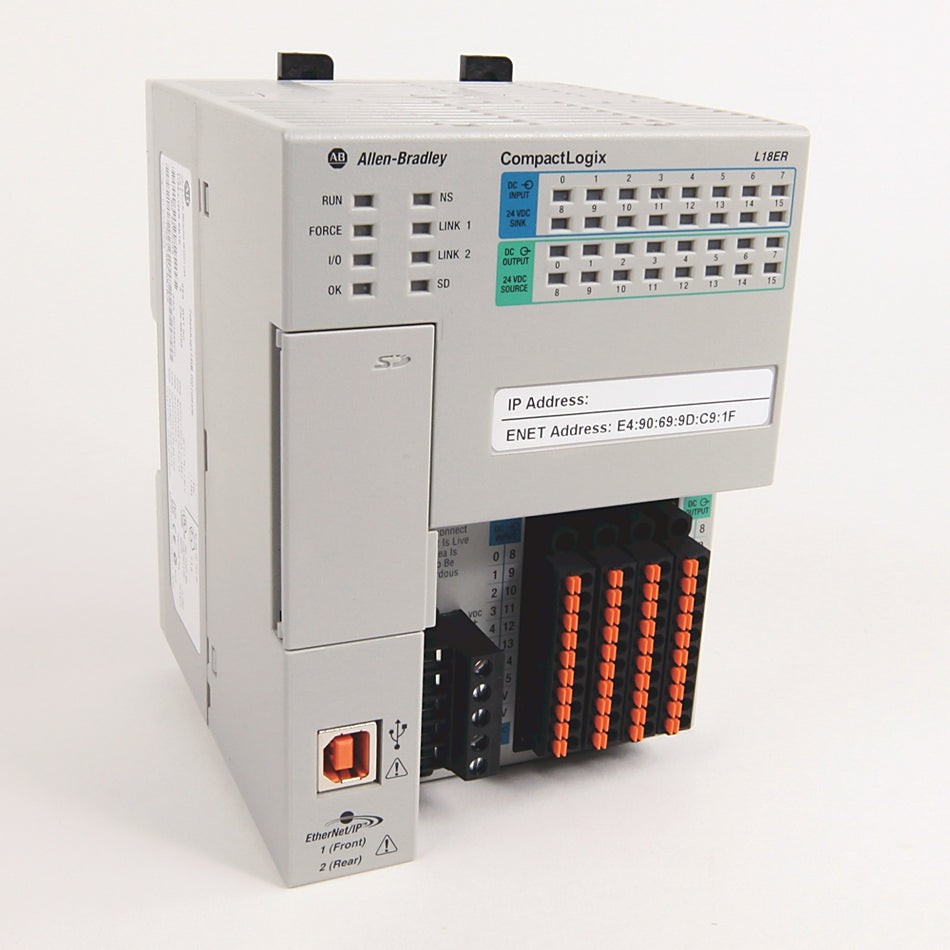 Allen-Bradley 1769-L18ER-BB1B CompactLogix L18 512KB Controller New Original