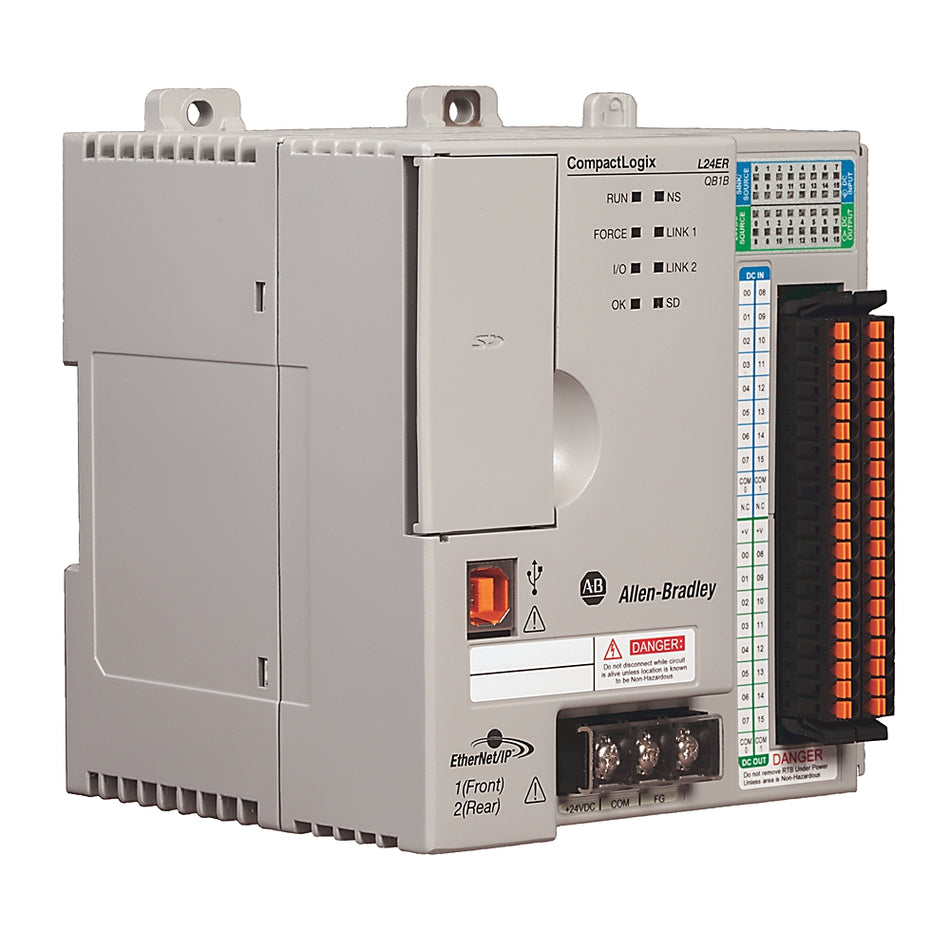 Allen-Bradley 1769-L24ER-QB1B CompactLogix 750KB DI/O Controller New Original
