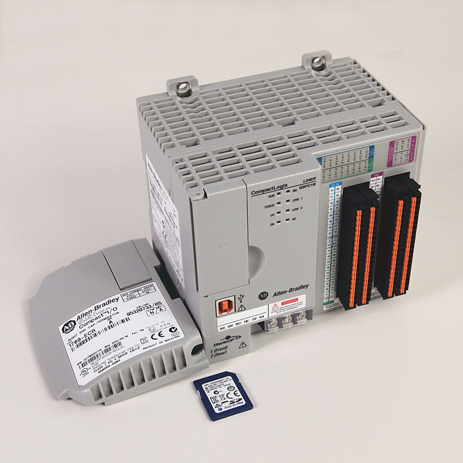 Allen-Bradley 1769-L24ER-QBFC1B CompactLogix 750KB DI/O AI/O Controller New Original