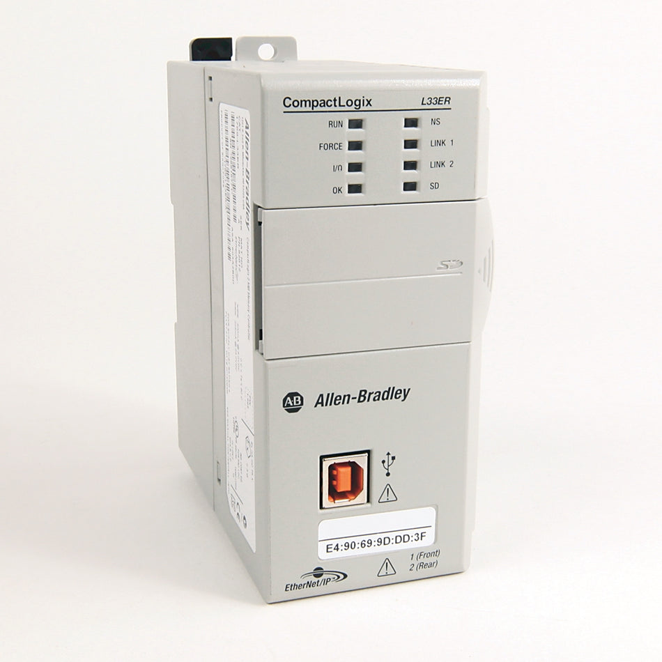 Allen-Bradley 1769-L33ER CompactLogix 2 MB Ethernet Controller New Original