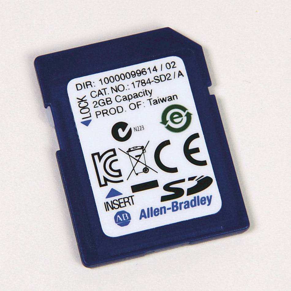 Allen-Bradley 1784-SD2 Industrial 2GB Secure Digital (SD) Memory Card