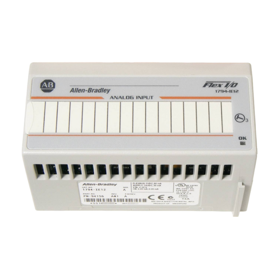 Allen-Bradley 1794-IE12 Flex I/O 12 Point Analog Input Module New Original