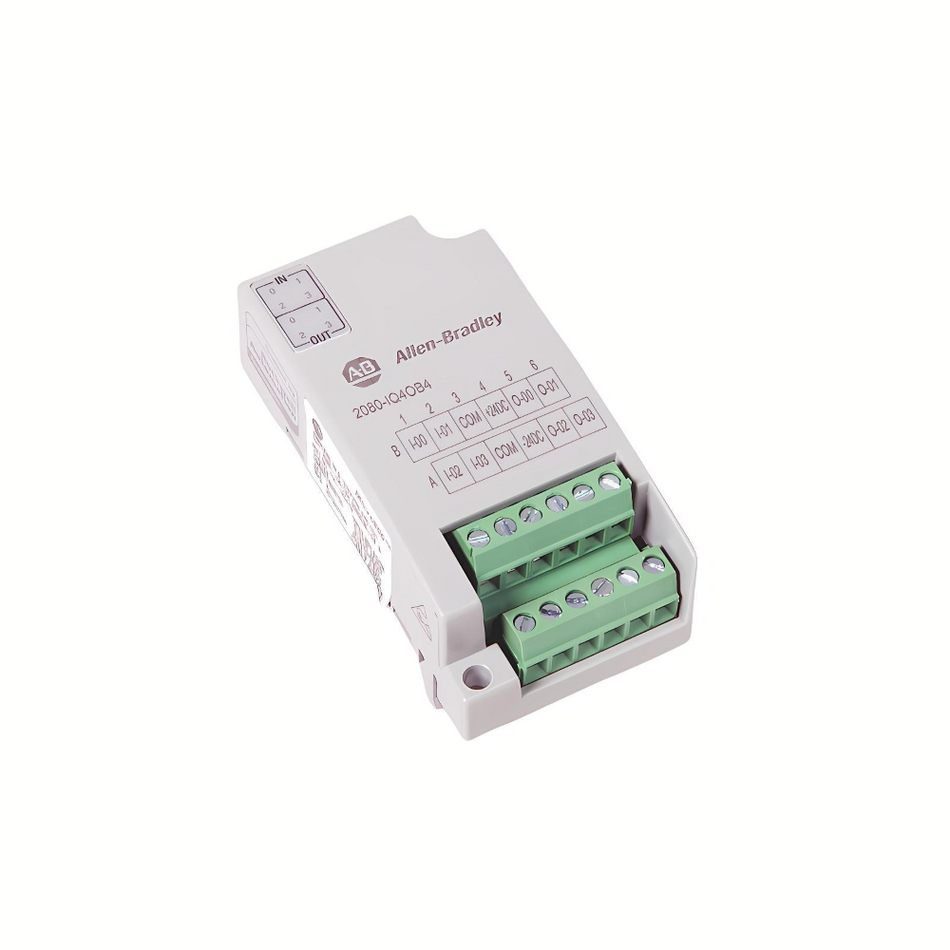 Allen-Bradley 2080-IQ4OB4 Micro800 8 Point Digital Combo Module, 4-pt Input, 4-pt Digital Output