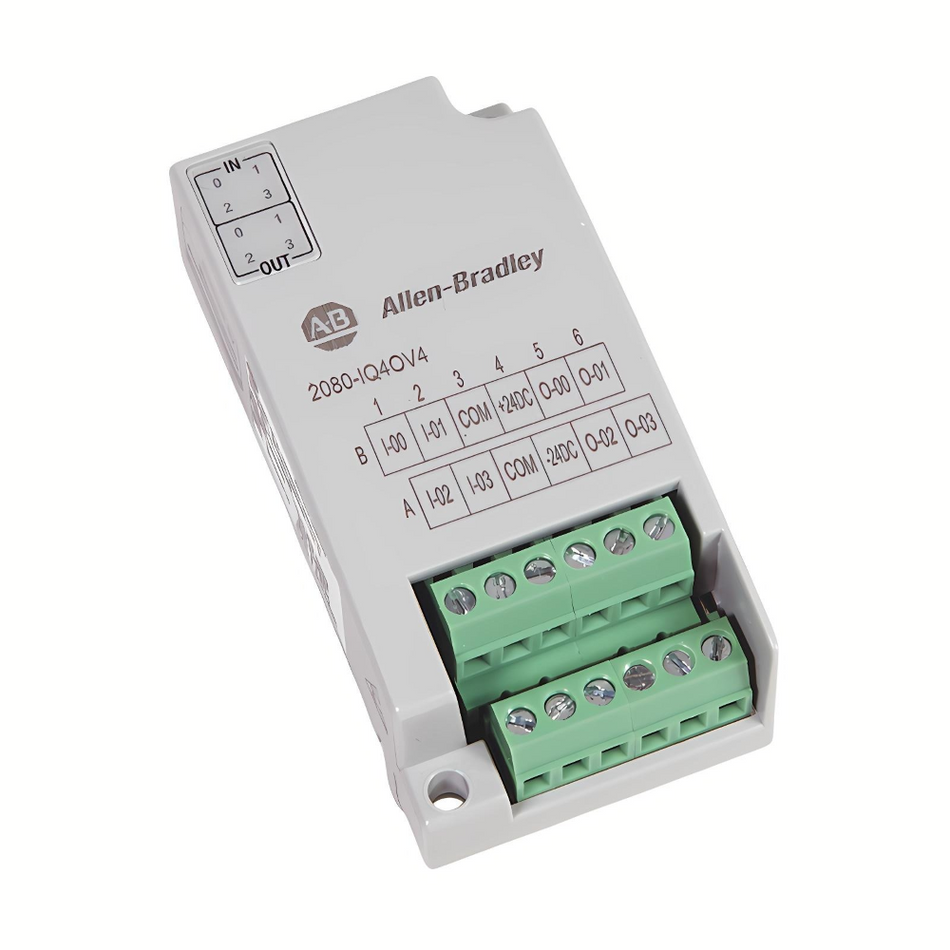 Allen-Bradley 2080-IQ4OV4 Micro800 8 Point Digital Combo Plug-In Module New Original