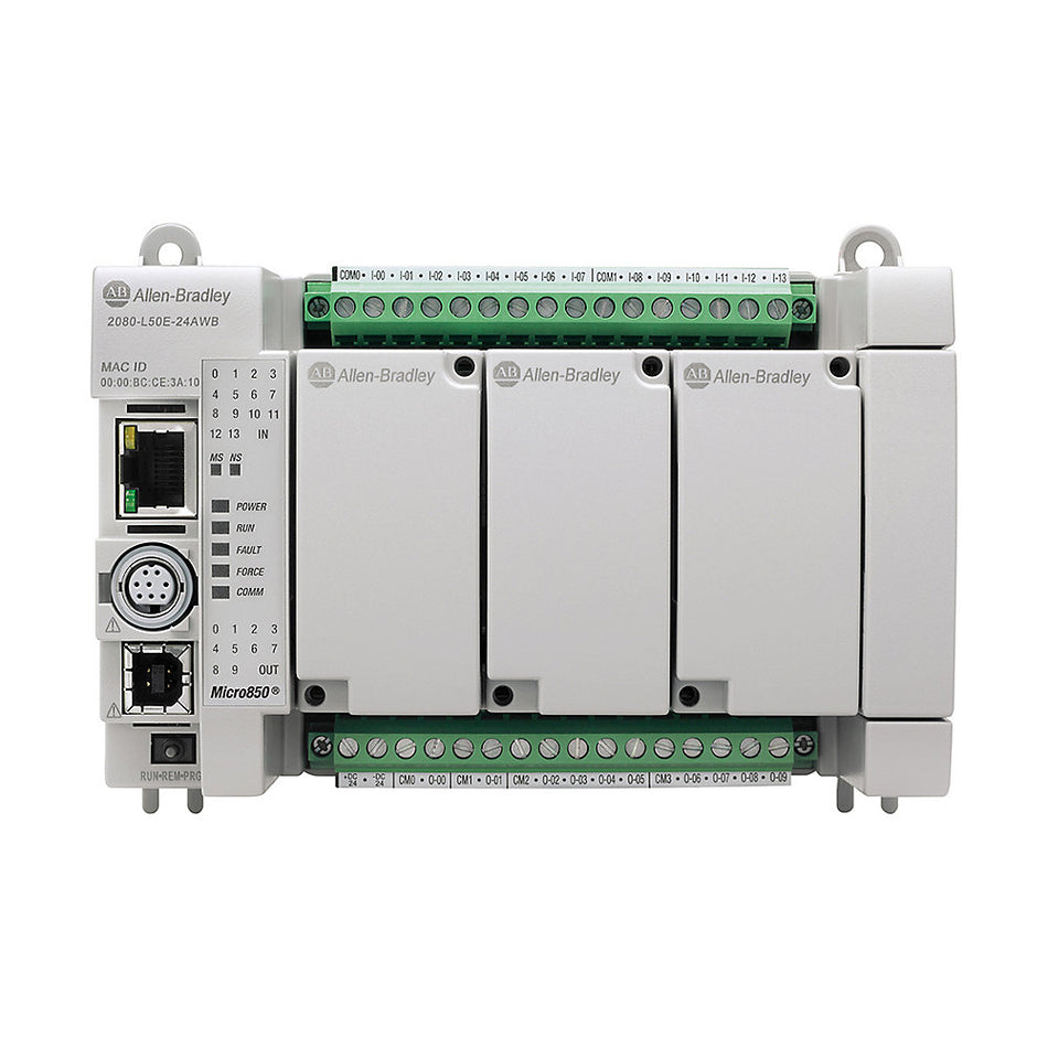 Allen-Bradley 2080-L50E-24AWB Micro850 24 I/O EtherNet/IP Controller New Original