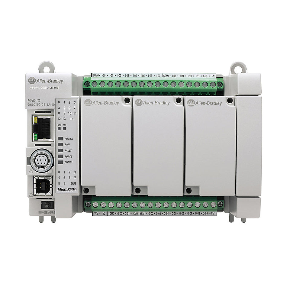 Allen-Bradley 2080-L50E-24QVB Micro850 24 I/O ENet/IP Controller New