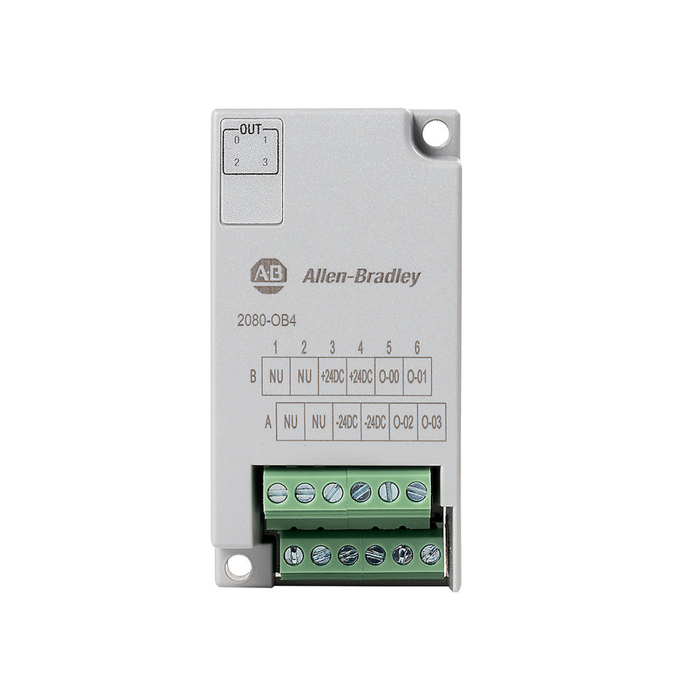 Allen-Bradley 2080-OB4 Micro800 4 Point Source Output Module New Original