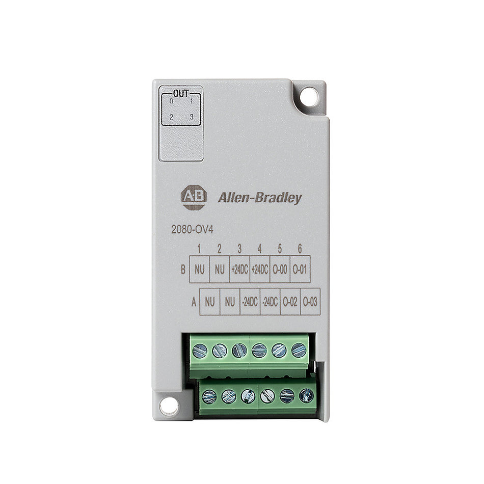 Allen-Bradley 2080-OV4 Micro800 4 Point Sink Output Module New