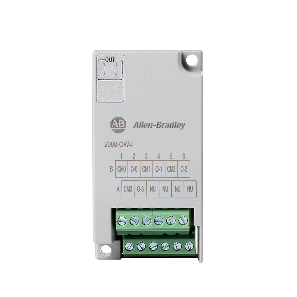 Allen-Bradley 2080-OW4I Micro800 4 Point Relay Output Module New