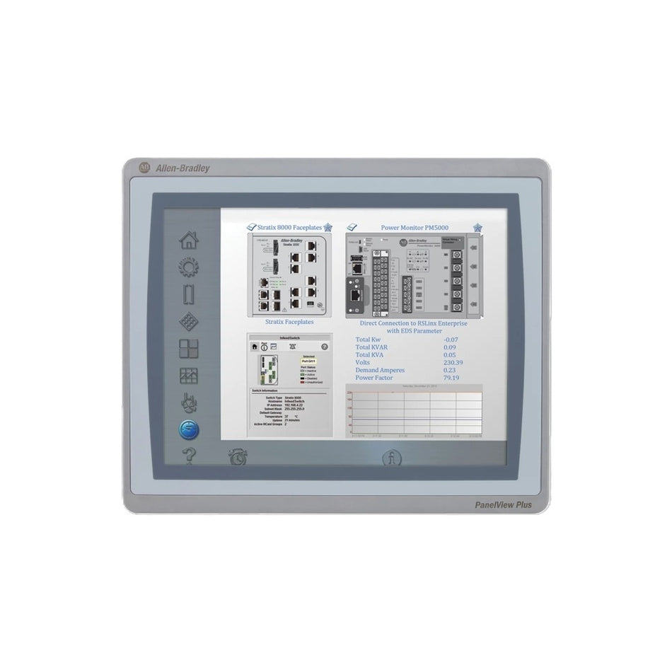 Allen-Bradley 2711P-T12W22D9P PanelView Plus 7 Performance 12-inch Terminal New Original