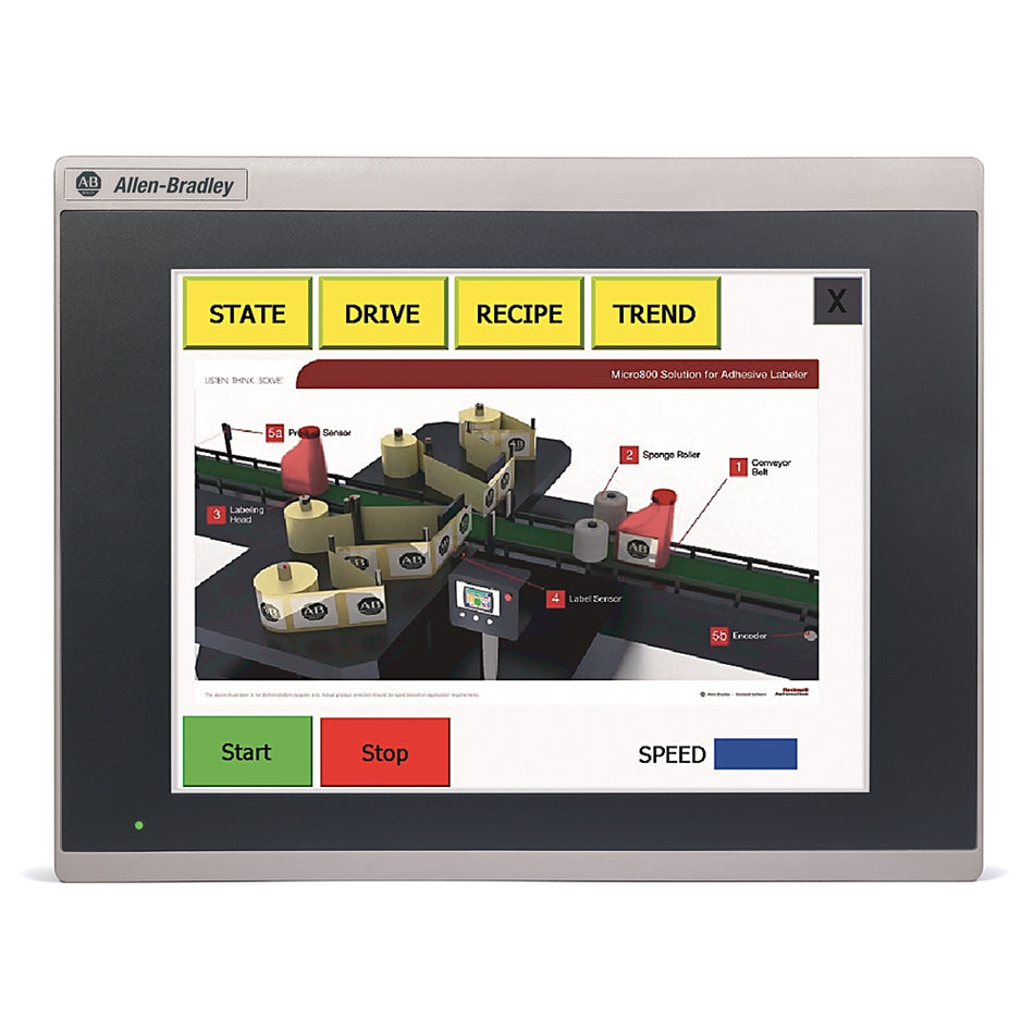 Allen-Bradley 2711R-T10T PanelView 800 10.4-inch HMI Terminal New Original