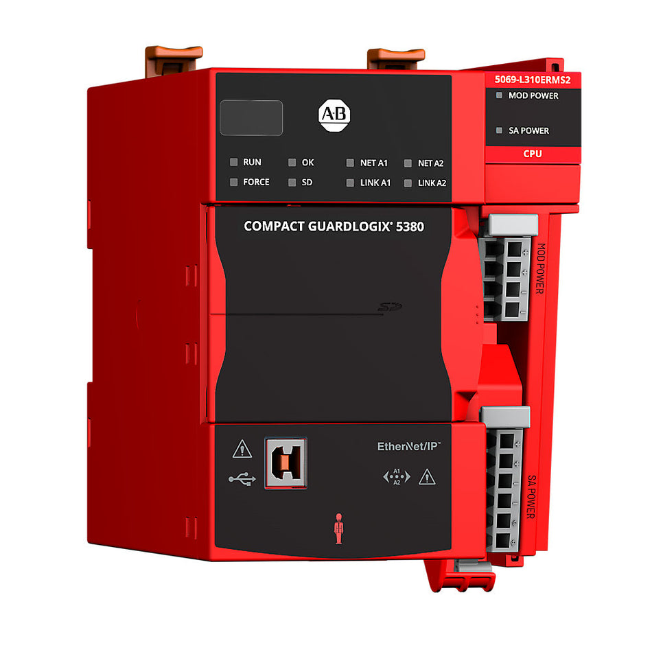 Allen-Bradley 5069-L310ERMS2 Compact GuardLogix SIL2 1.0/0.5M Motion Enet Controller New